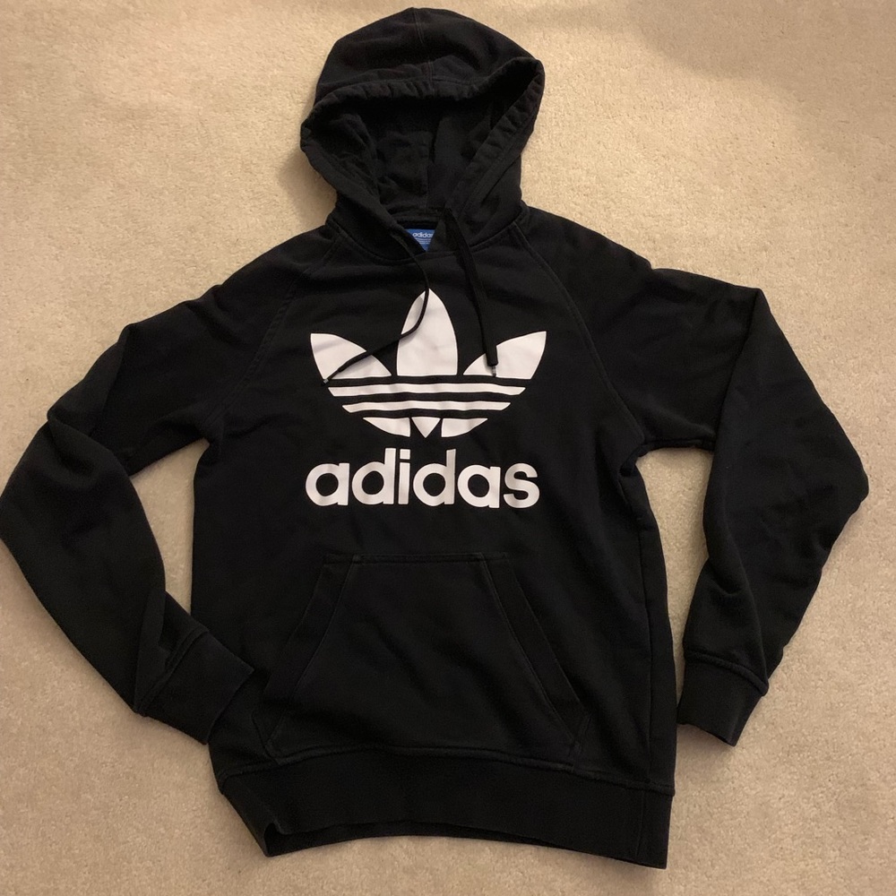 black adidas hoodie